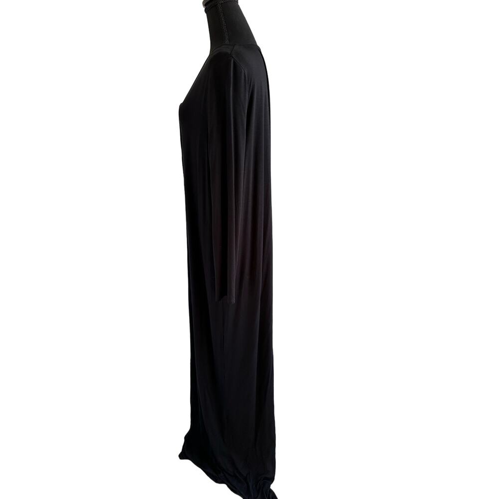 Rachel Pally Black Long Sleeve Jolene Lace-Up Maxi Dress Size 1X - Picture 6 of 13